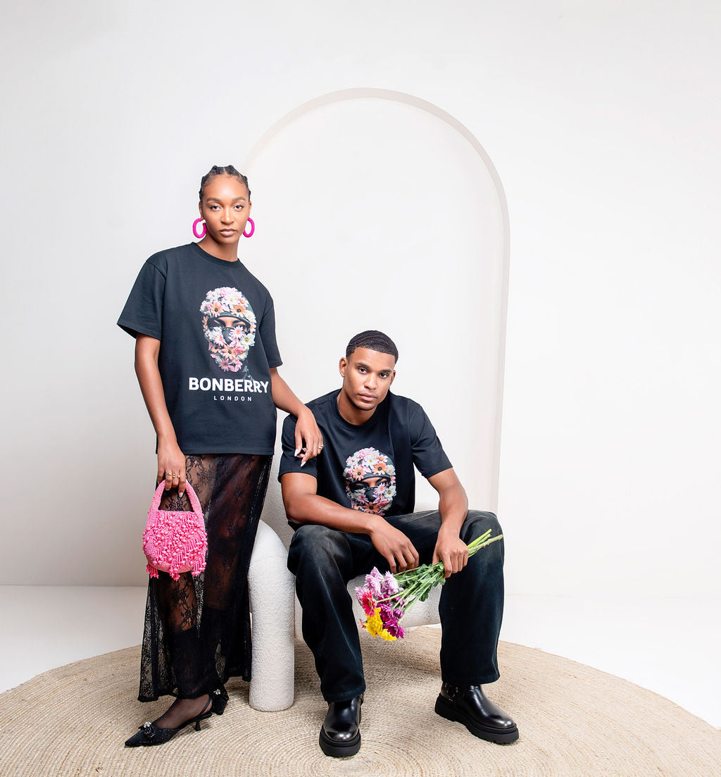 Flower Balaclava T-shirt - men